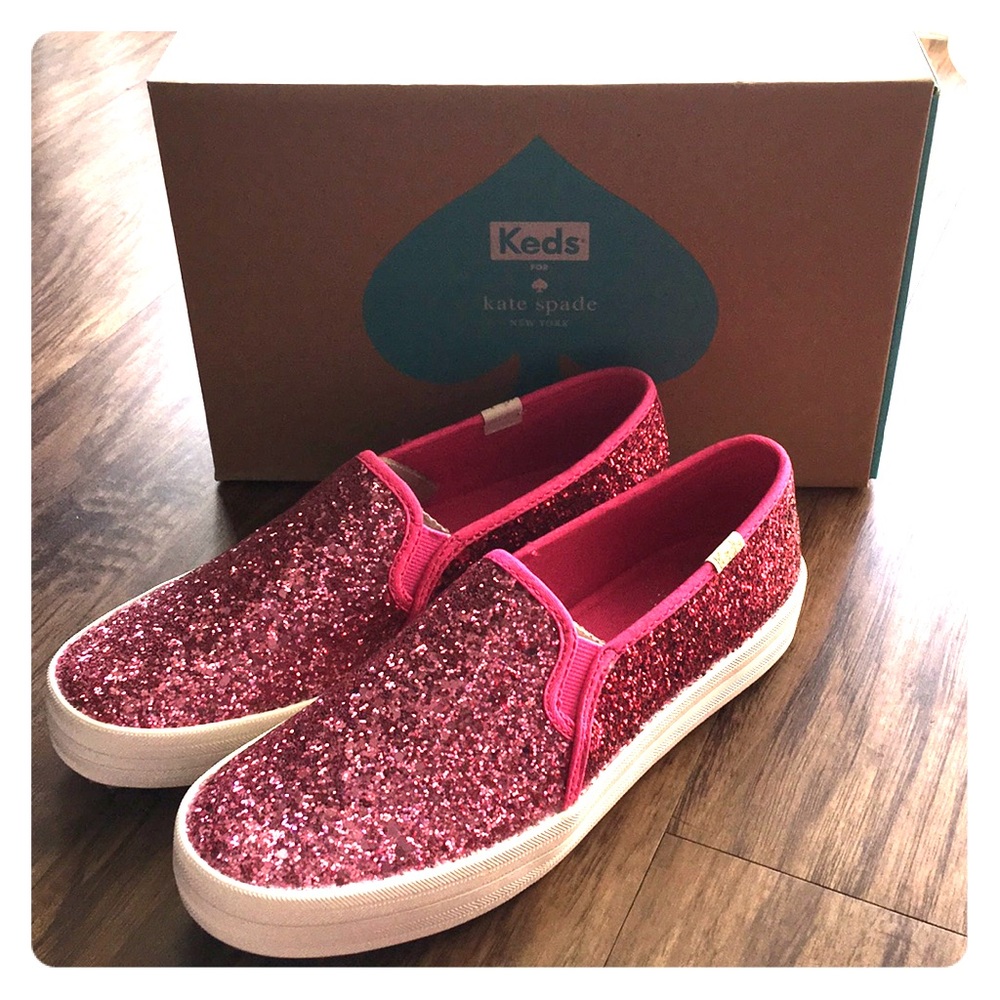Keds for Kate Spade Glitter Slip-on Sneakers 💖